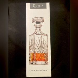 Shannon by Godinger Crystal Whiskey Decantur